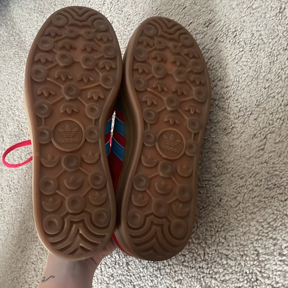 adidas Gazelle Red and Blue Sneakers - Picture 7 of 8